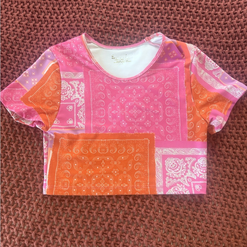 Skatie Montana Crop swim top